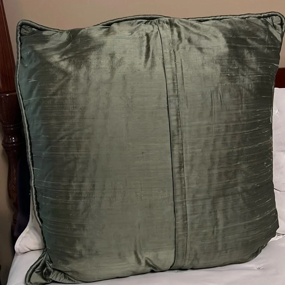 Soft Surroundings Eiuro Sham/ Large Pillow ~ Decorative~ in Soft Green
